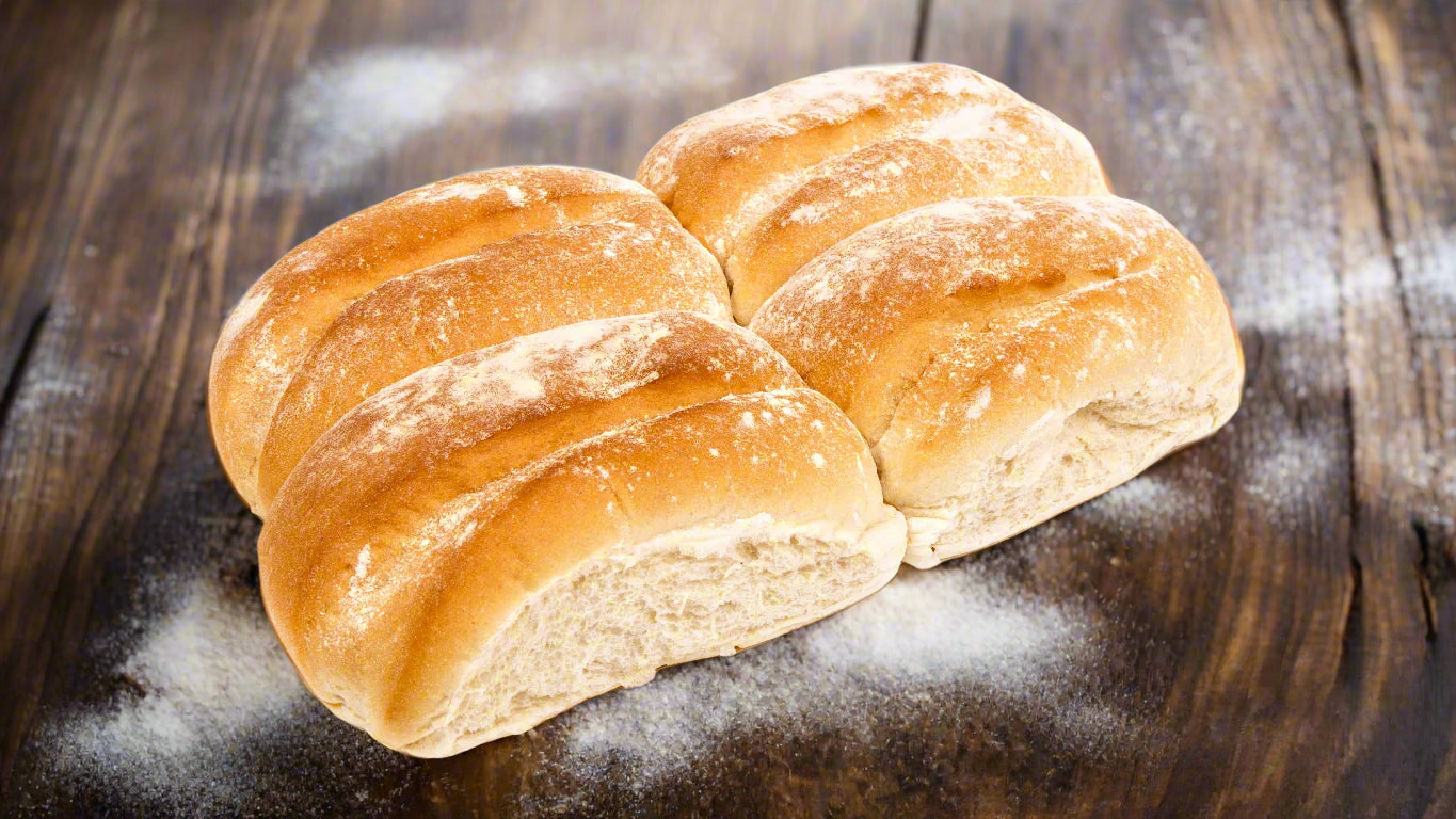 White Farmhouse Ovals x 4