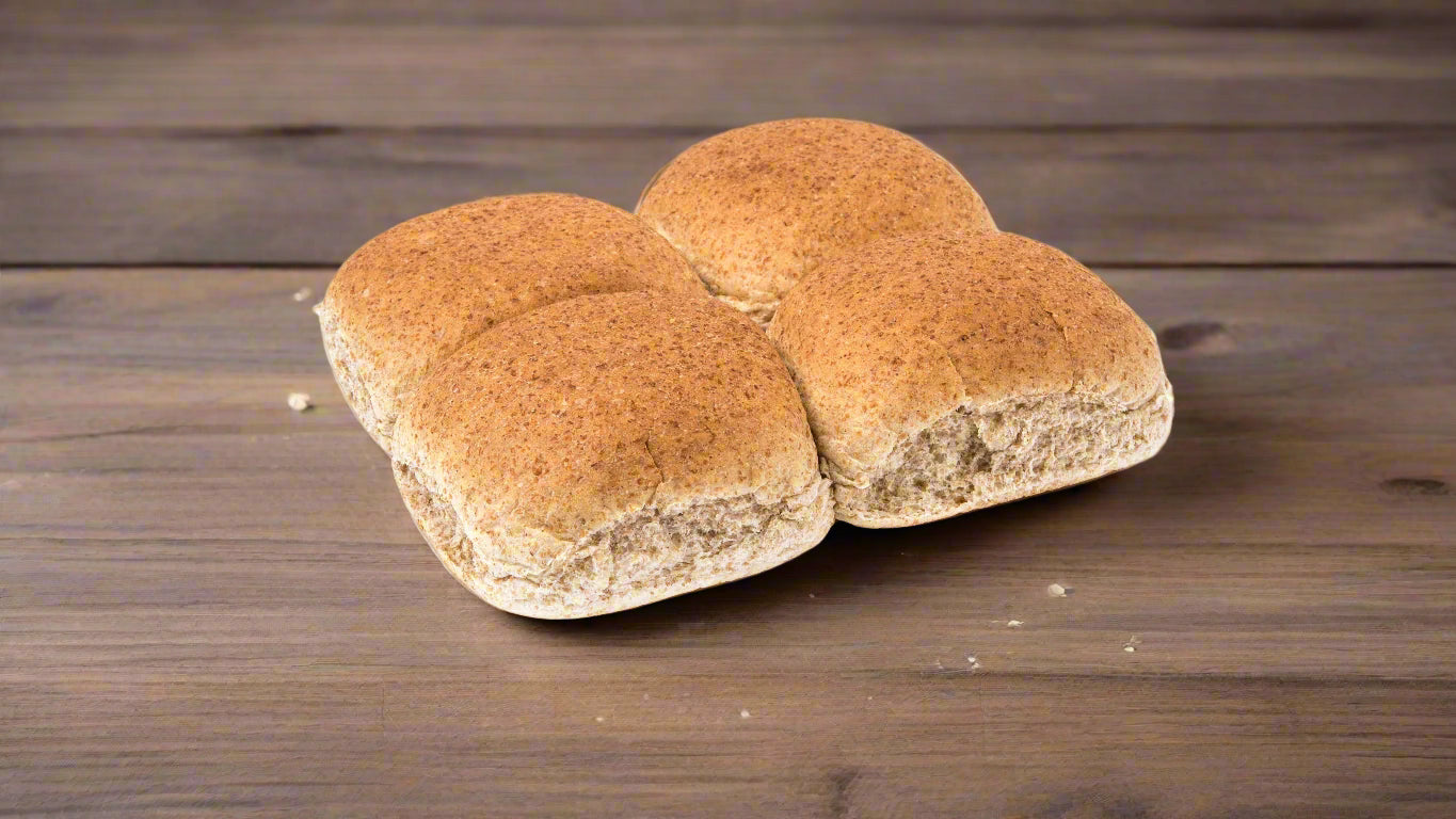 Wholemeal Baps x 4