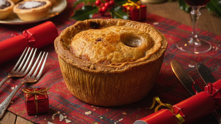 Chilli Pork Pie at Christmas by Luke Evans