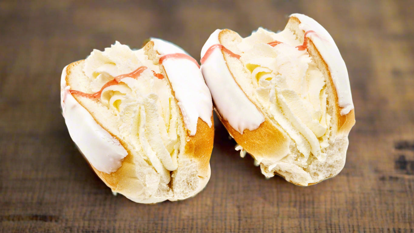 Cream Iced Split x 2