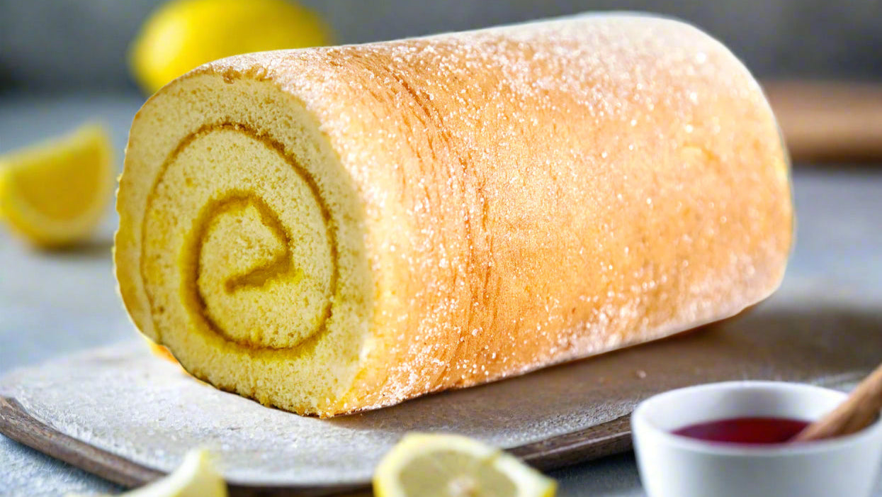 Large Lemon Swiss Roll