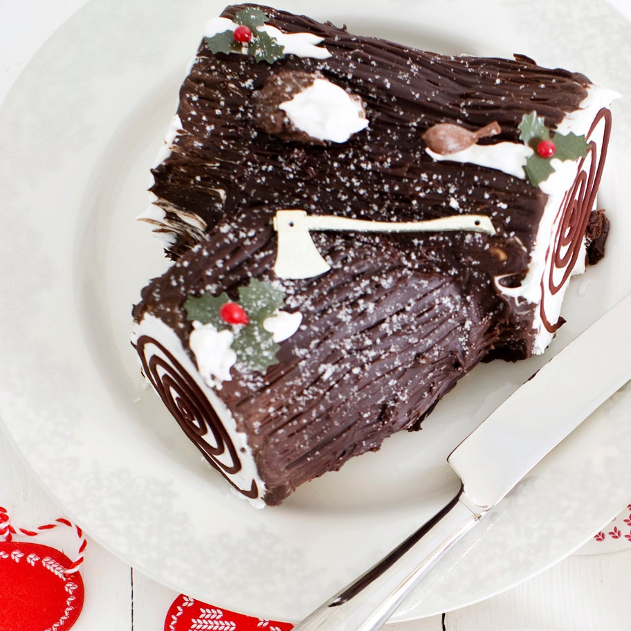 Luxury Yule Log with Brandy