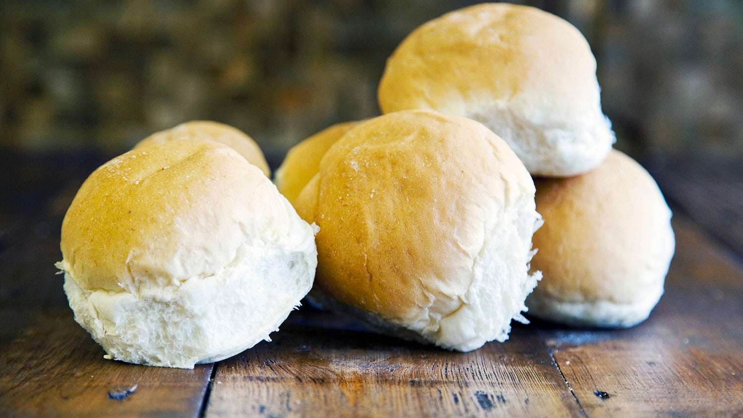 White Tennis Rolls x 6