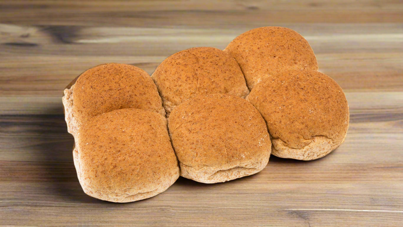 Wholemeal Tennis Rolls x 6