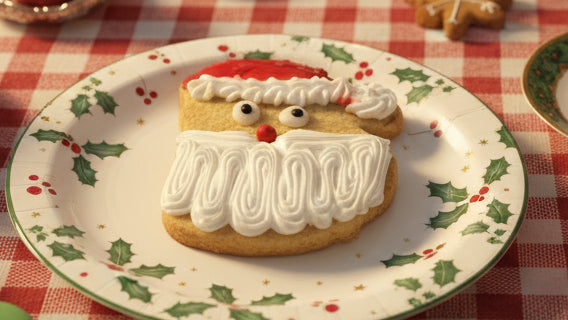 Santa Face Biscuit by Like Evans