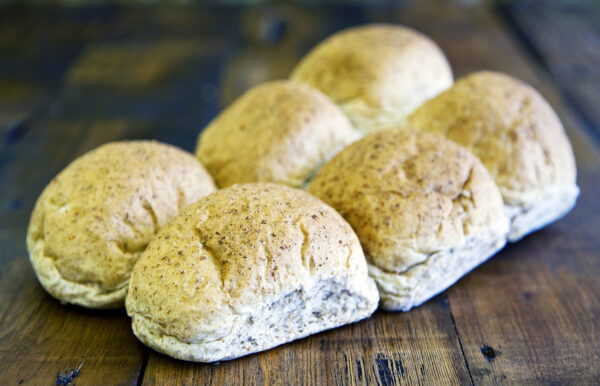Extra Large Wholemeal Baps x6